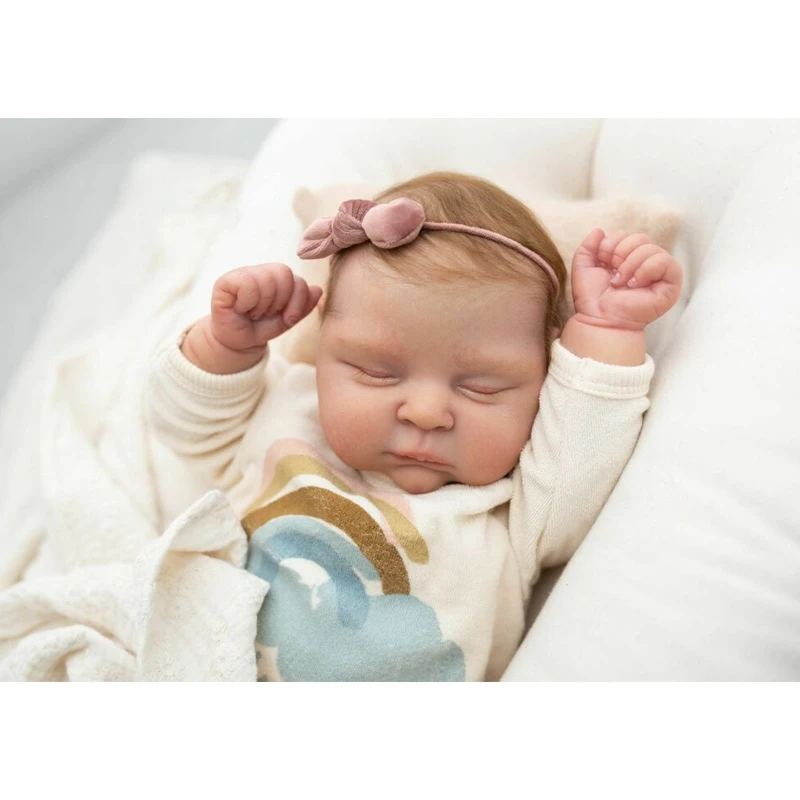 

Unfinished Doll DIY Blank Kit Simulated Infant Supplies Vinyl Made Unassembled Toy Infant Gift for Baby Christmas Gift