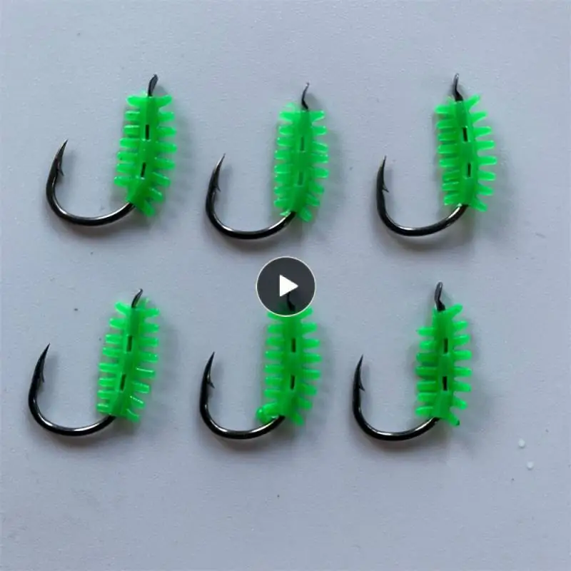 

New Fishhook Double Hook Fish Hooks Fishing Accessories Bionic Fishhooks Sports Entertainment Fishing Aqua Grass Hook