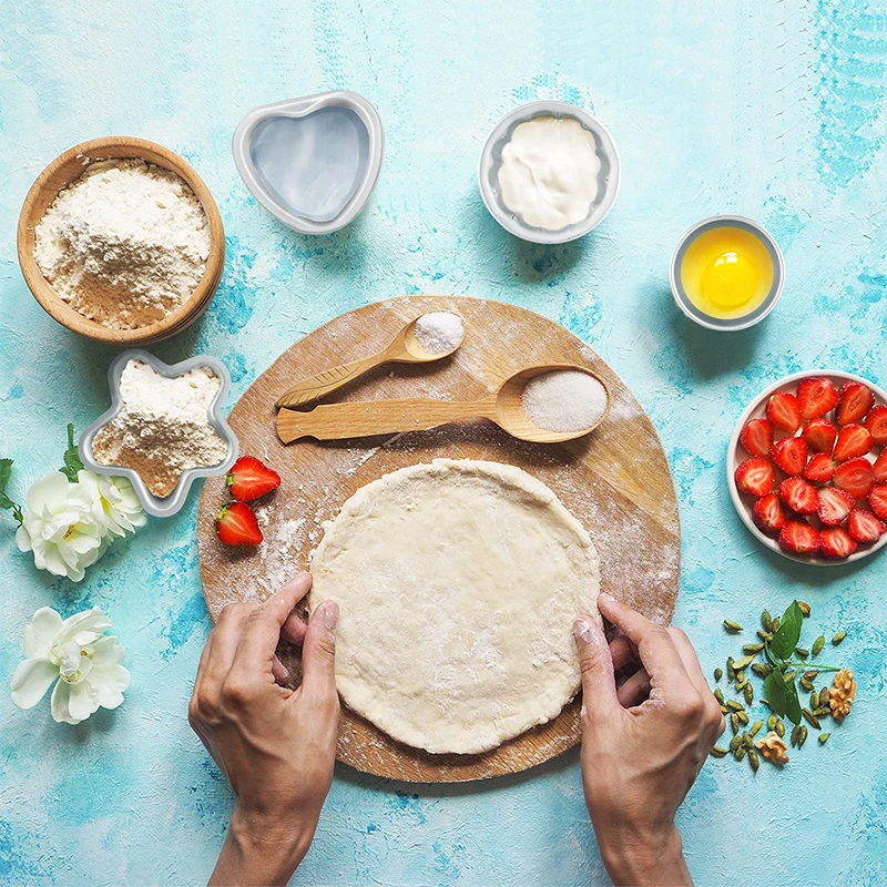 12 шт. формы для мыла и свечи ручной работы ванны соли давления металлический