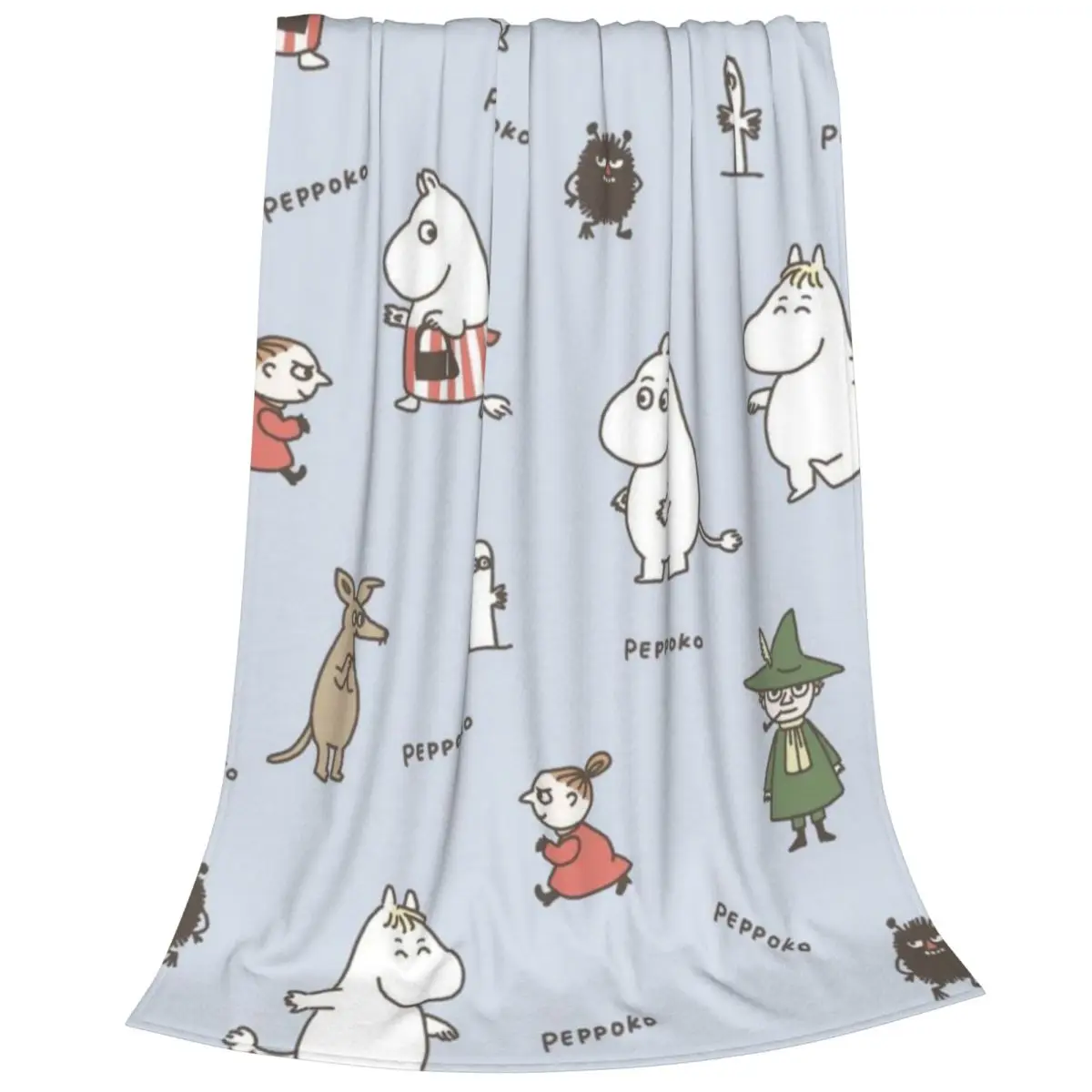Мягкое фланелевое одеяло Like-m-moomin уютное и легкое флисовое для дома путешествий