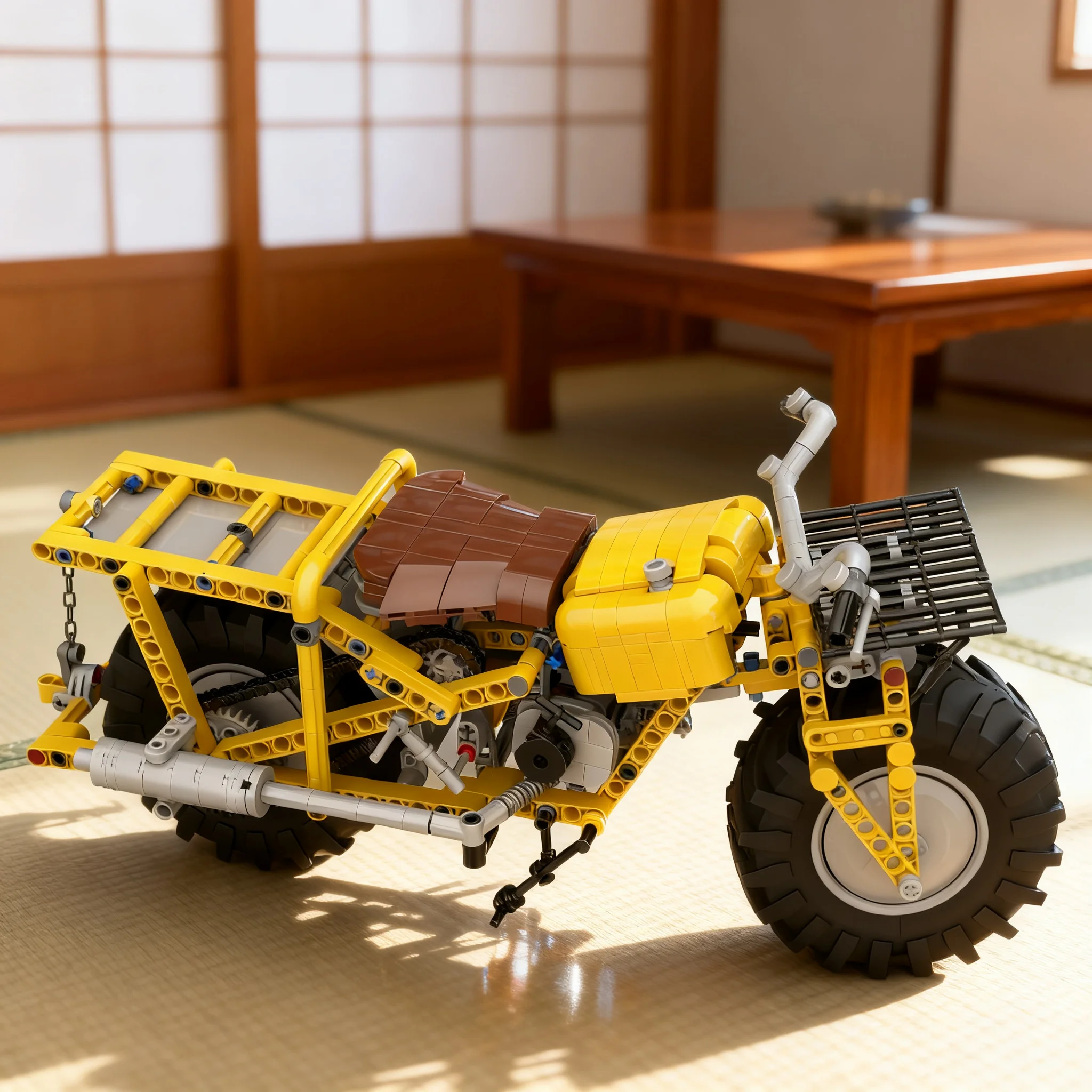 Фото 822 детали MOC Technical Rokon Trail-Breaker, модель из строительных блоков, архитектурный конструктор, рождественский подарок, игрушка, образовательный набор для творчества и демонстрации. №4
