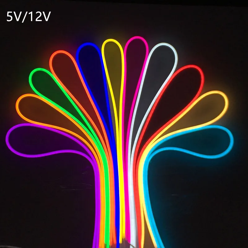 Гибкая силиконовая водонепроницаемая лента 5 В 12 стандарта IP68