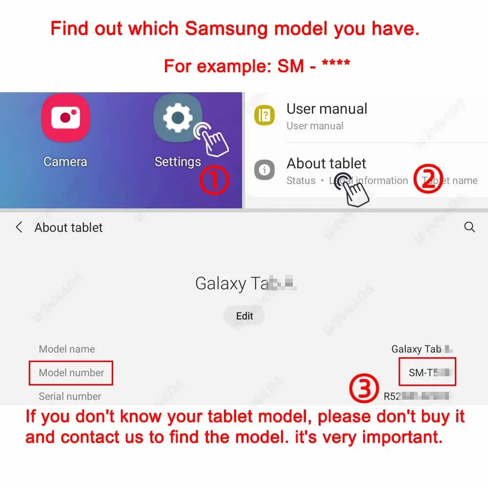 Фото Чехол для Samsung Galaxy Tab A 10,1 дюйма 2019, номер модели SM-T510/T515, противоударный чехол для планшета из ЭВА на весь корпус для детей №2