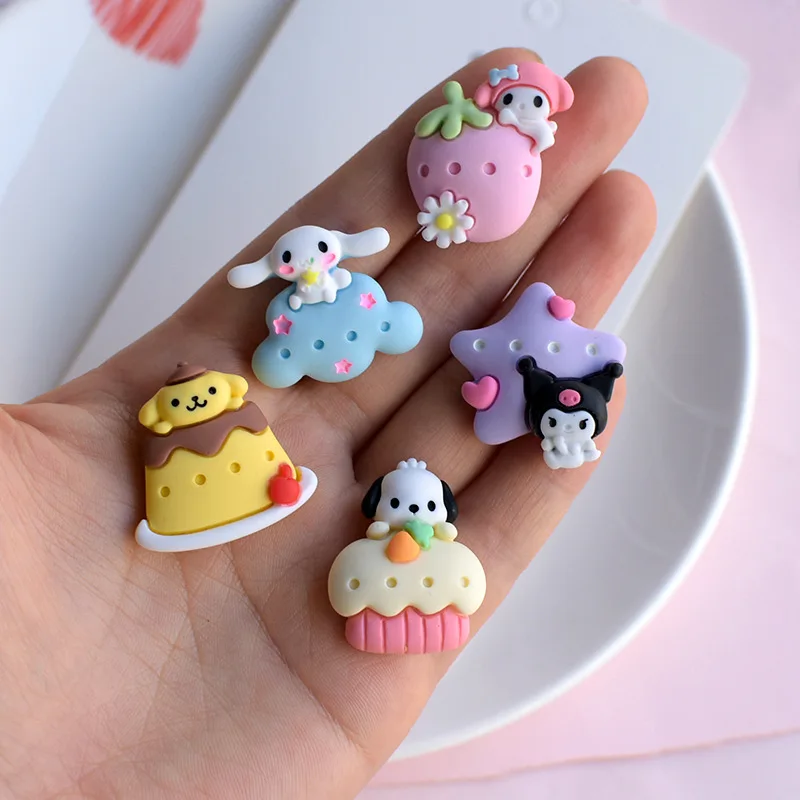 

Free Shipping 100pcs/lot New Cute Resin Mini Cartoon Flatback Resin DIY Wedding Hairpin Embellishments Accessories LSW962