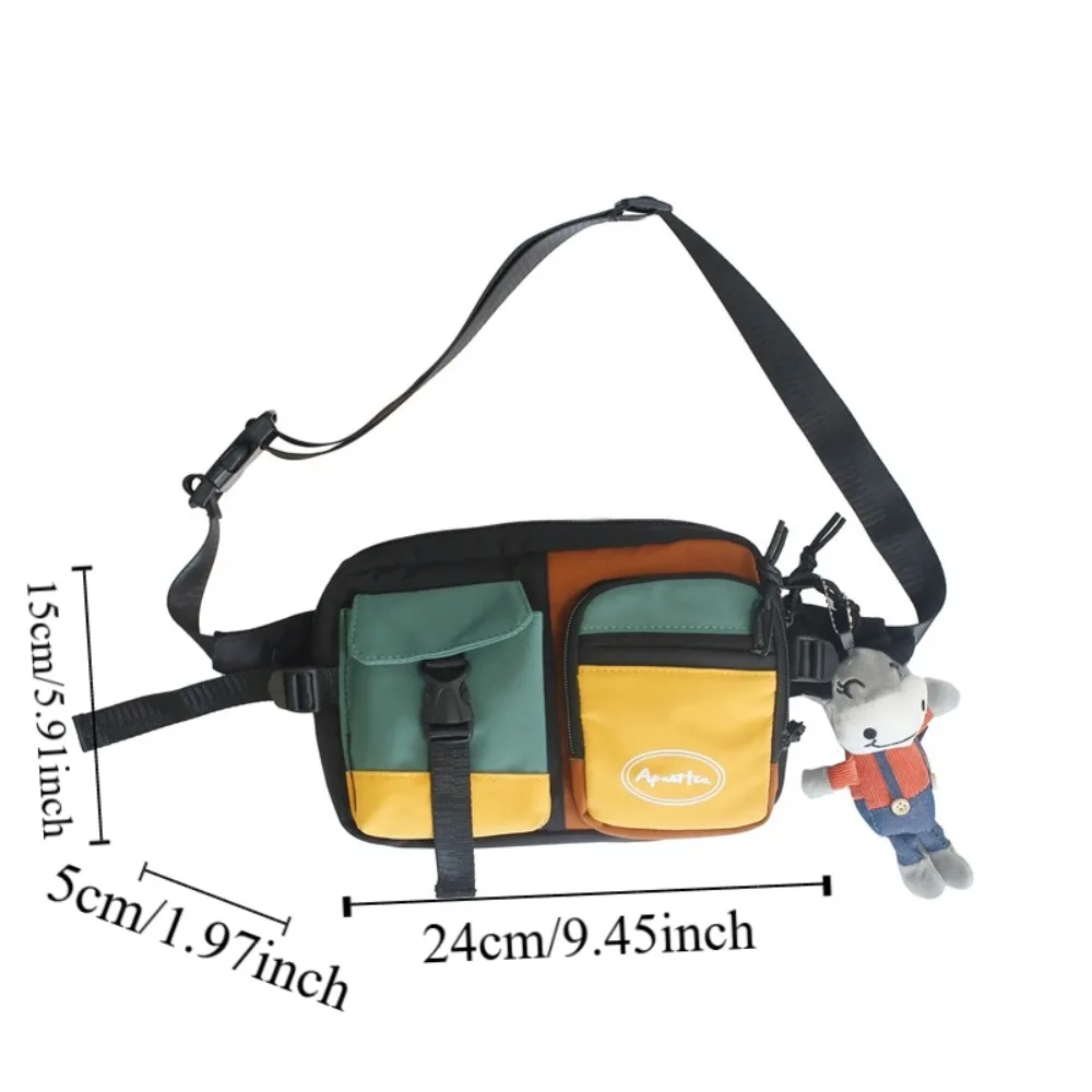 Нейлоновая Мужская нагрудная сумка с регулируемым ремешком водонепроницаемая