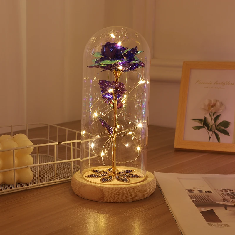 Волшебная светодиодная гирлянда из розового золота 2020 пробы 24 к |