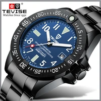 tevise popular high end sports watch fashion fully automatic mechanical tourbillon watch steel band mens watch