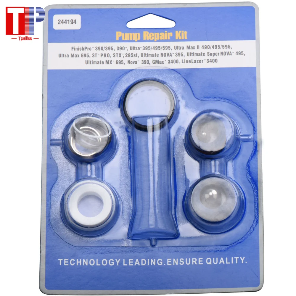 

Безвоздушная краска Tpaitlss 244194, набор для ремонта фотографий 244-194 для распылителя 390 395 490 495