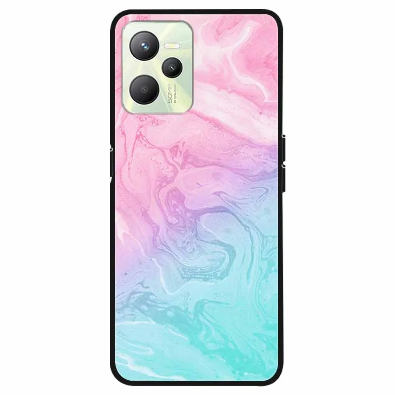 Чехол-бампер для Oppo Realme C35 мягкий силиконовый чехол из ТПУ C 35 RealmeC35 - купить по