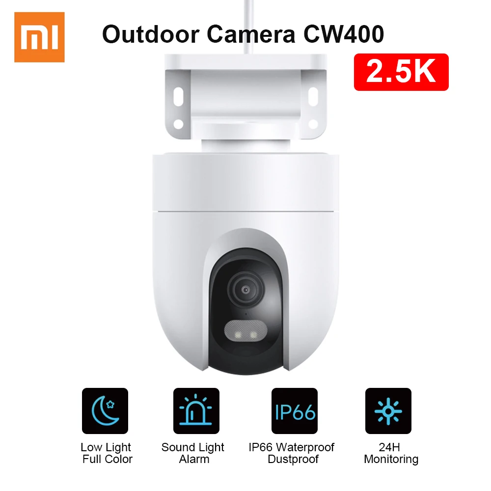 

Xiaomi Outdoor Camera CW400 2.5K Smart 360 PTZ WiFi CCTV Video Surveillance Webcam IP66 Waterproof Mi Home Secuirty IP Cameras