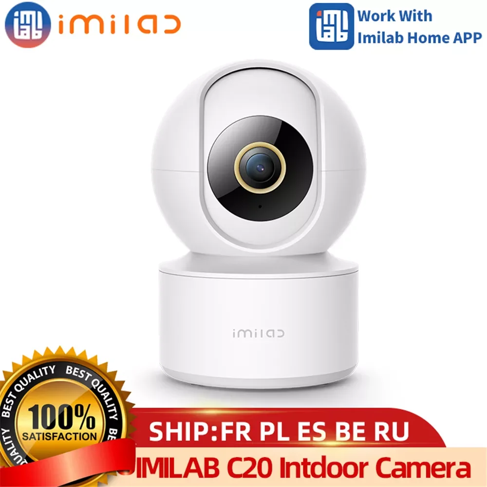 IMILAB C21Vedio Surveillance Camera WiFi Smart Home Security Protection 4MP Full-HD IP Indoor 360° Rotating PTZ CCTV Web Camera enlarge