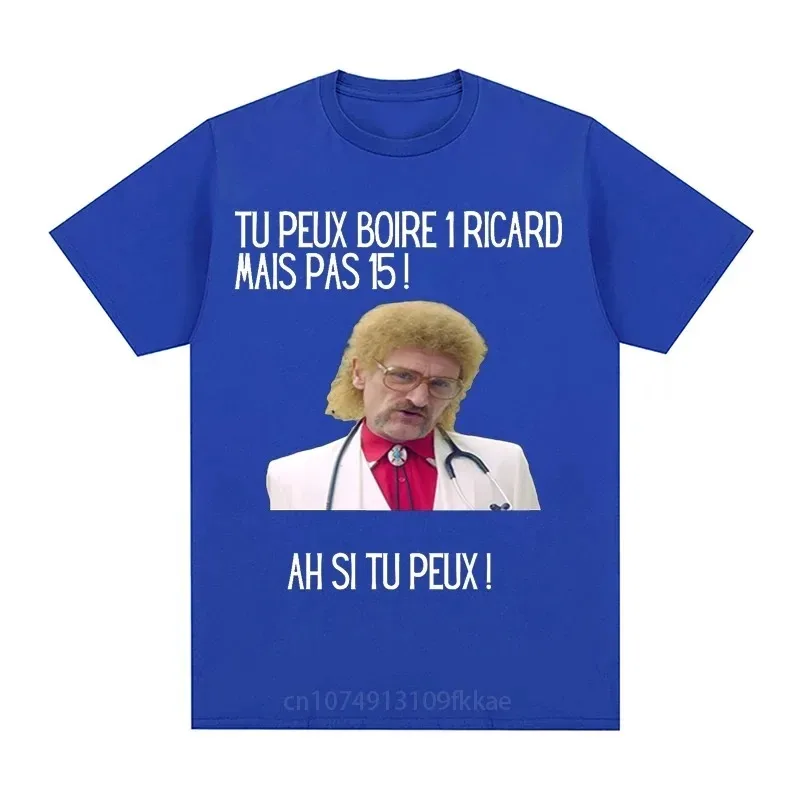 Мужская Хлопковая Футболка С Забавным Дизайном Drink Ricard Классический Топ