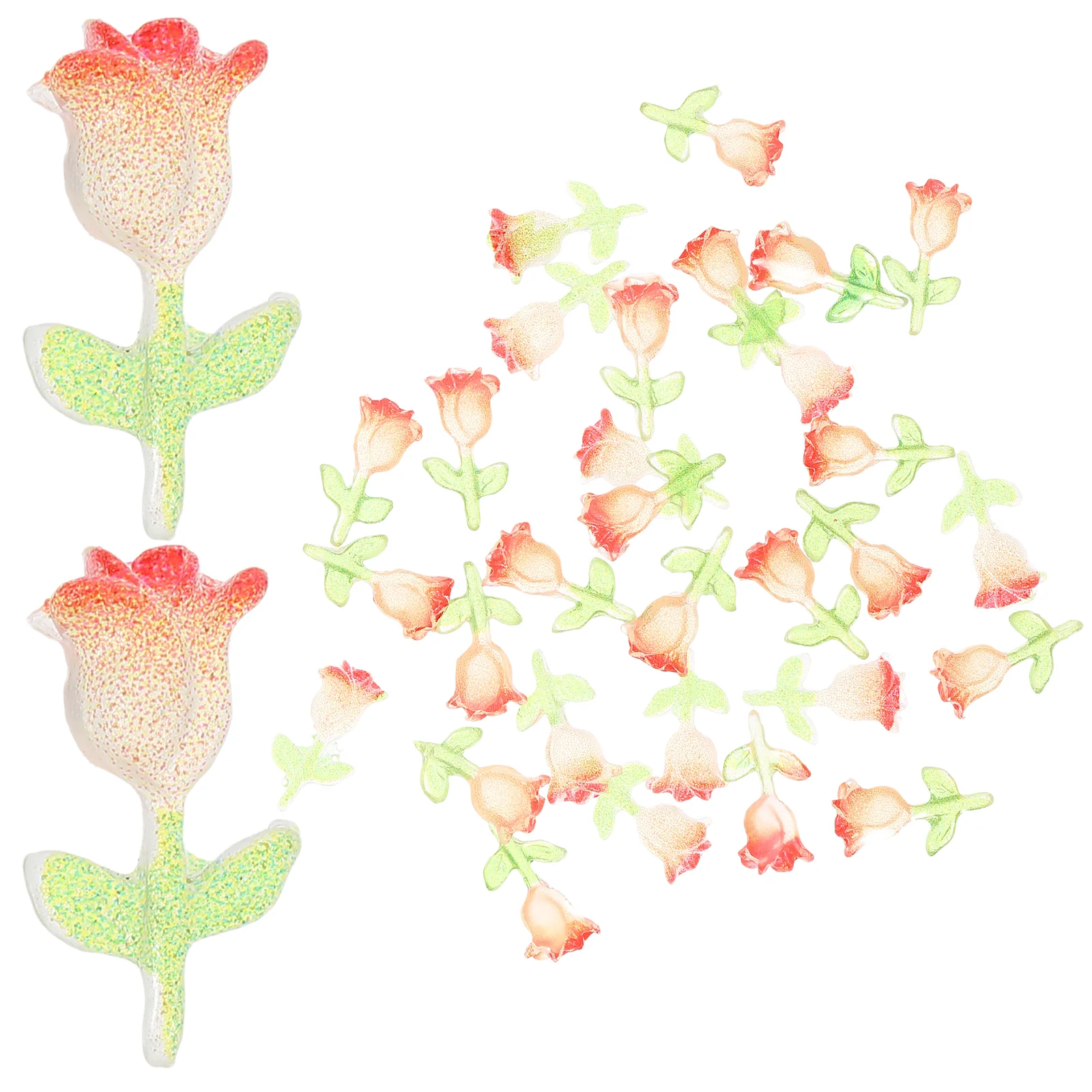 

60 шт., декоративные тюльпаны для ногтей