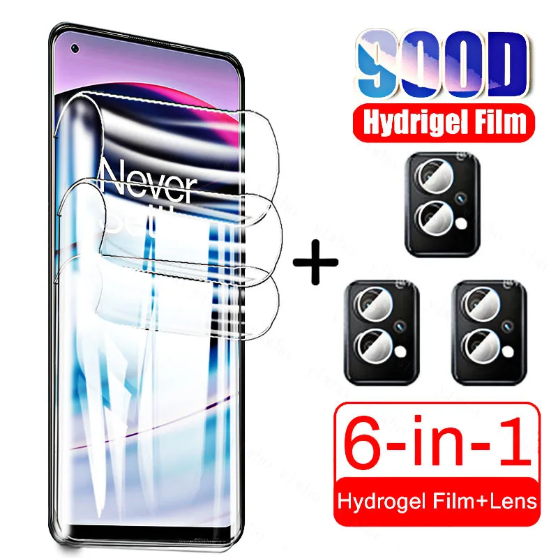 

Мягкая Гидрогелевая пленка 6 в 1 для OnePlus Nord N20 5G Nord Ce 2, Защита экрана для One Plus 7T 9R 8 9 10 Pro, объектив камеры, не стекло