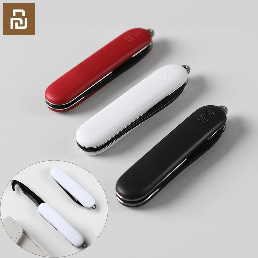 

Youpin Huohou Mini Unpacking Knife Fold Fruit Knife cut tool Camp Tool Open Package outdoor survive clip camp sharp cutter