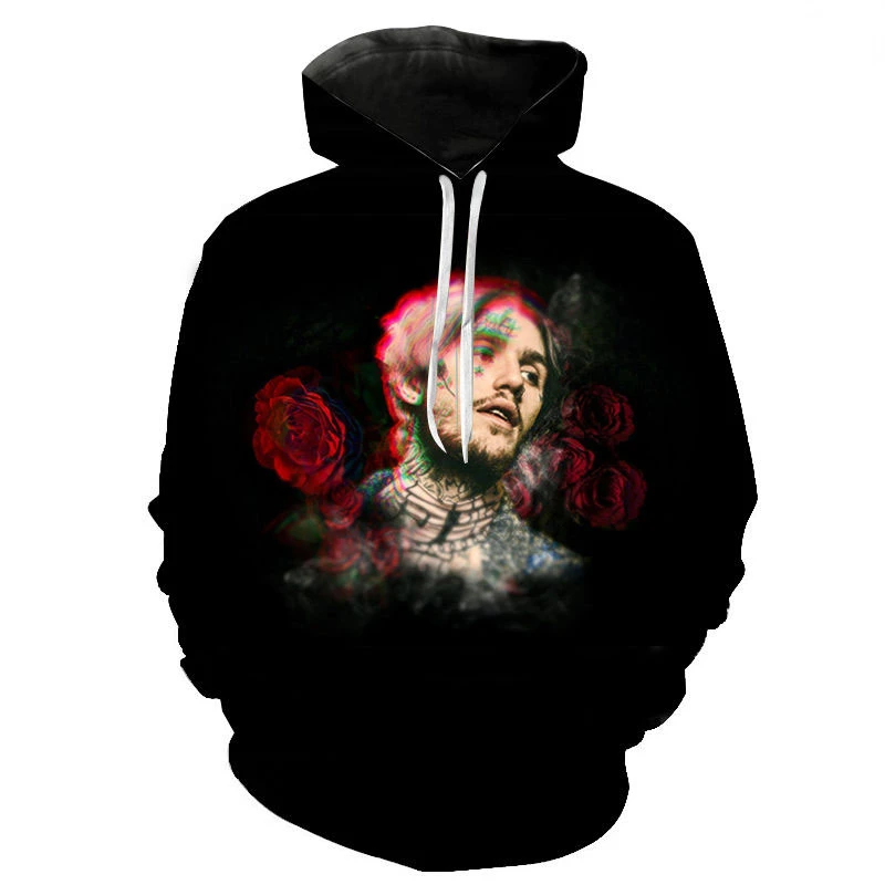 

Rapper Lil Peep Printed 3D Pullover Hoodies Men Women Fashion Long Sleeve Sweatshirts Streetwear Boy Personality Clothes Tops