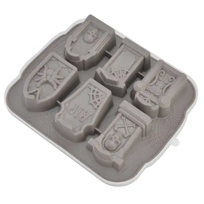 

Форма для льда с 6 ячейками, легкая снятие формы, Легкая очистка на Рождество, День благодарения, праздничные подарки