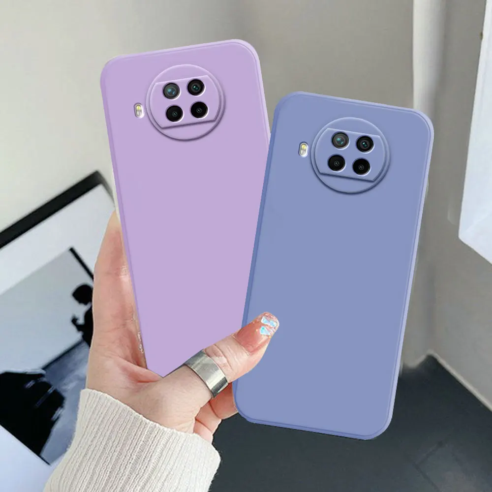 Чехол для Xiaomi Mi 10T Lite 5G Pro 10i 10Lite разноцветный Матовый Мягкий Силиконовый