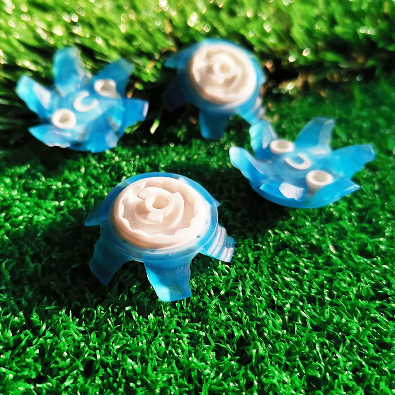 Мягкие шипованные туфли для гольфа на шнуровке новые белые синие брендовые