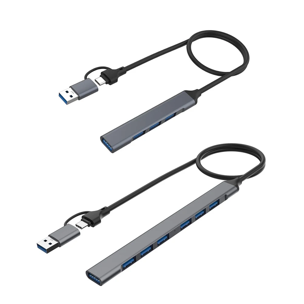 Мини-концентратор USB 3.0 Портативный USB-концентратор Многосплиттер-адаптер 4/7