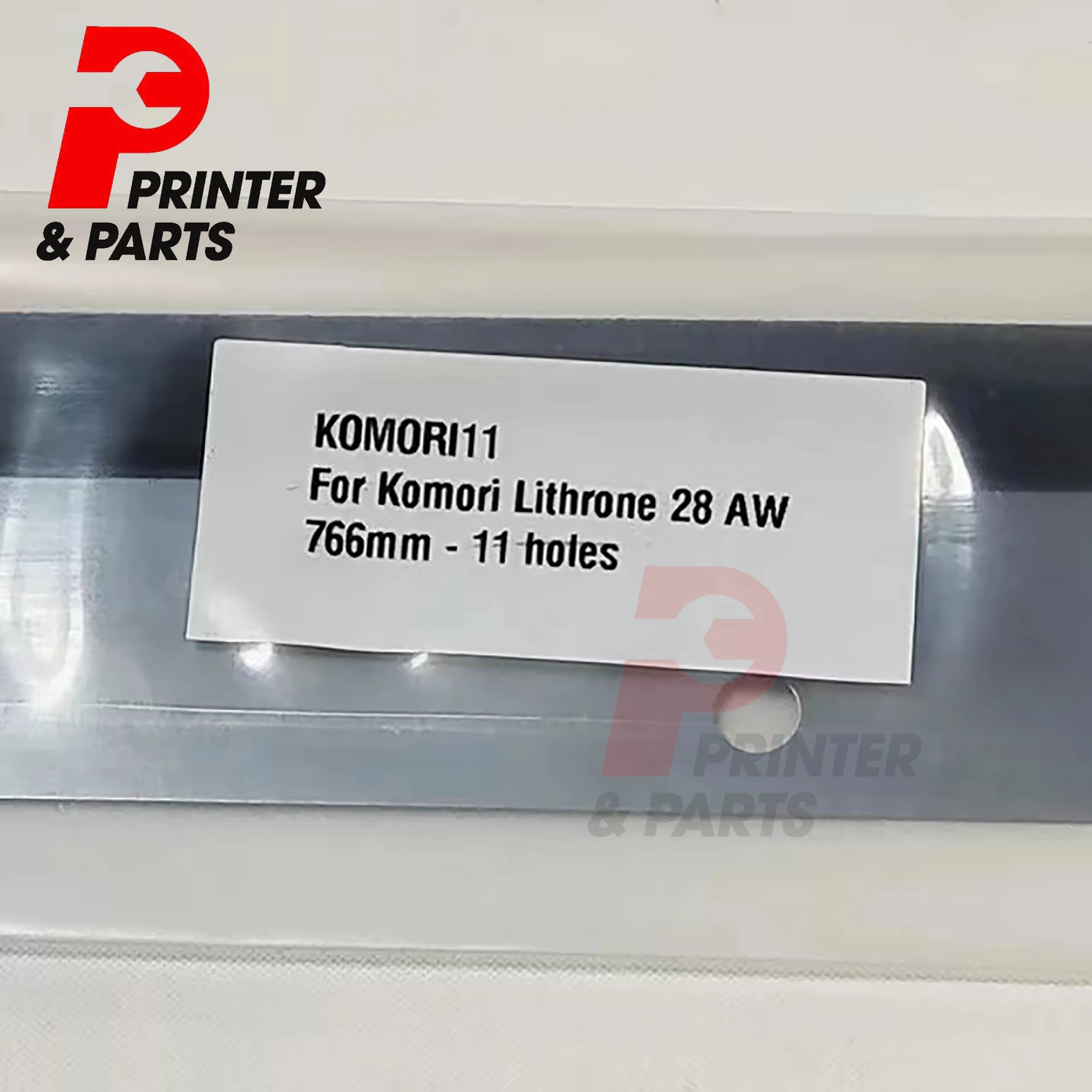 

10Piece/lot 11 Holes Size 766x47mm Import Wash Up Blade For Komori Offset Printing Machine