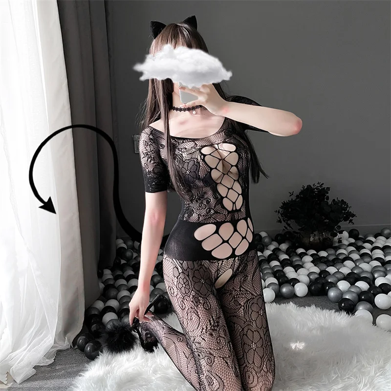 18 + взрослые сексуальные боди с открытой промежностью Эротическое белье женское