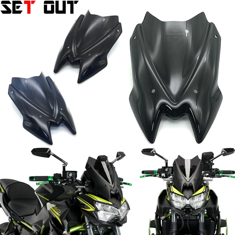 

For KAWASAKI Z 650 Z650 2020 2021 kawasaki z650 Motorcycle Accessories Sports Windscreen Windshield Viser Visor Wind Deflectors