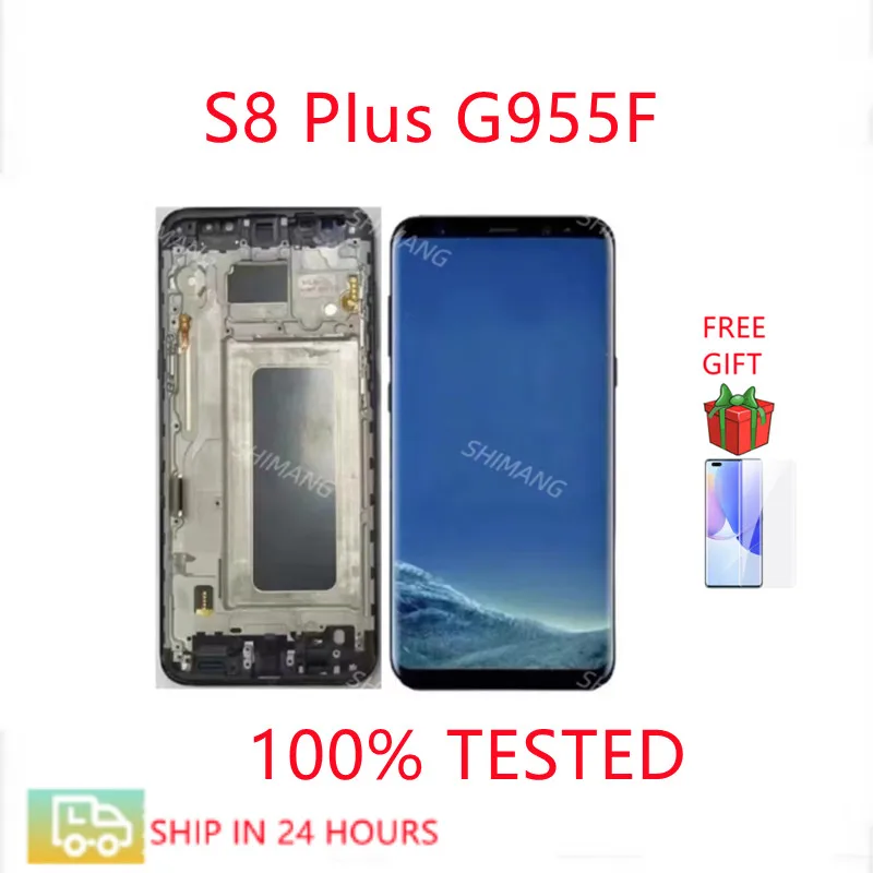 

TFT For Samsung Galaxy S8 Plus G955 G955F LCD Display Touch Screen with Frame, For Samsung Galaxy S8 Plus G955 LCD