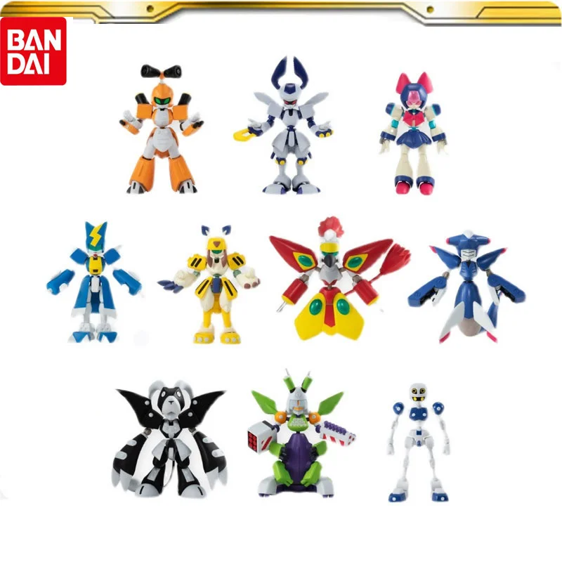 

Фигурки героев аниме BANDAI Gashapon, подлинные игрушки, медабики, серия, сверхподвижные шарнирные экшн-фигурки, сборные игрушки, детские подарки