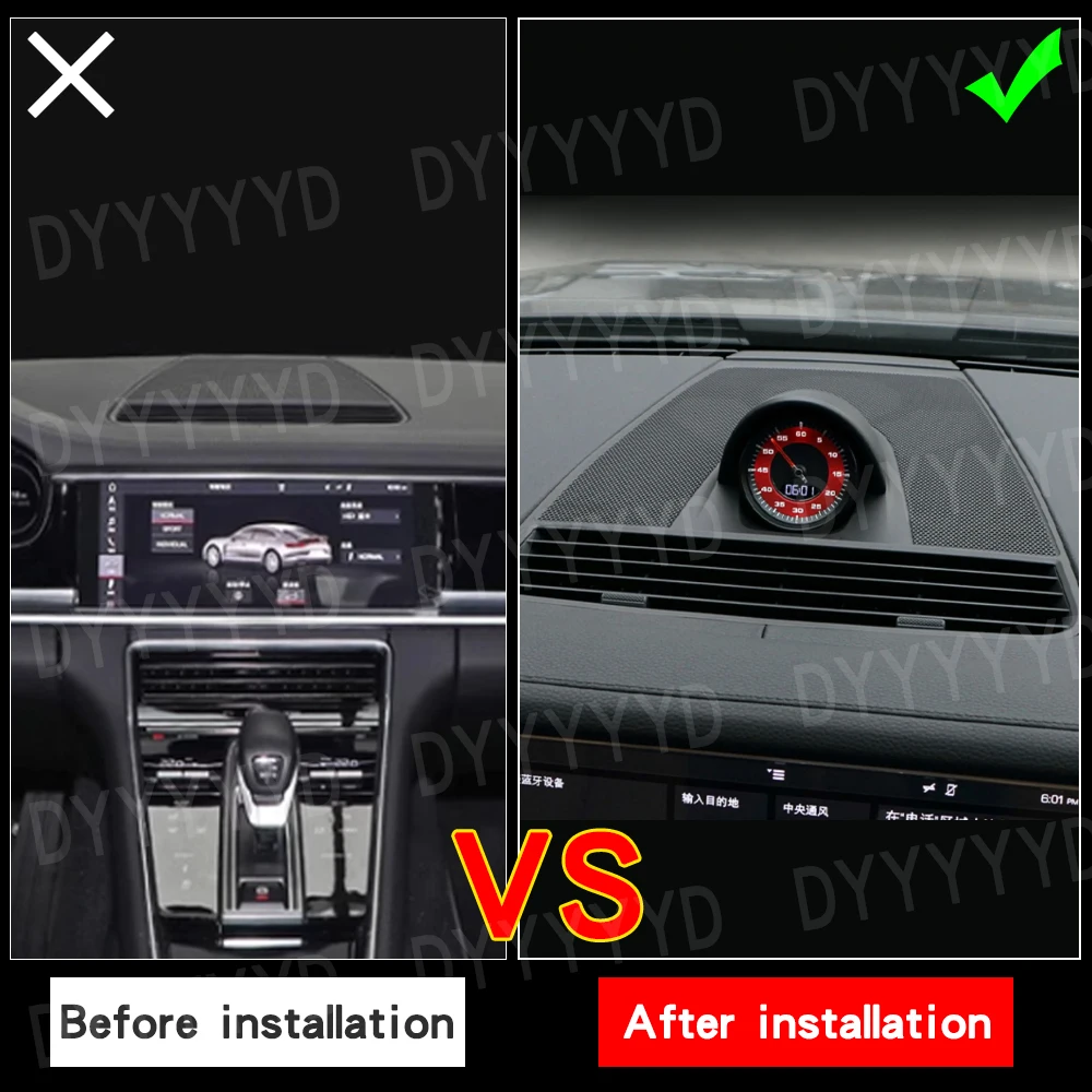 Электронные часы-счетчик для Porsche 971 Panamera 2017-2024 секундомер интерьер центр