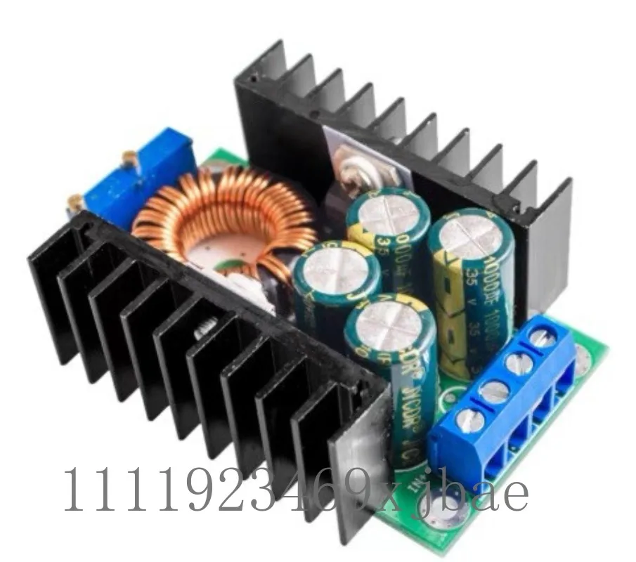 Фото Модуль понижающего преобразователя XINC 300W12A, высокомощный регулируемый импульсный источник питания, плата без корпуса, 7-32В в 0.8-28В №1