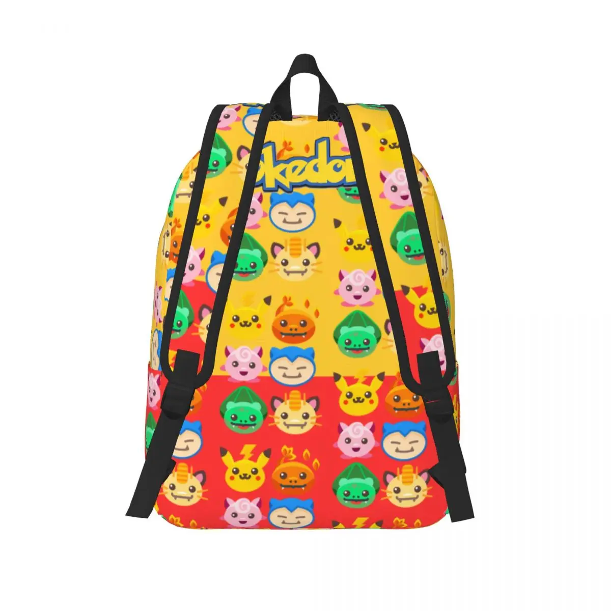 Школьный рюкзак TSB Pokedom с наклейками и несколькими отделениями милый карманный