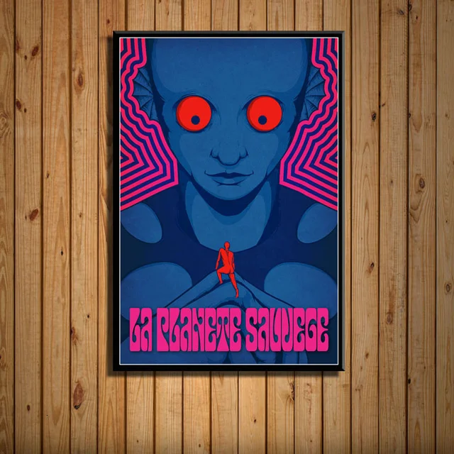 

Fantastic Planet La Planete Sauvage Sci-fi Classic Movie posters and prints Canvas Painting Pictures On The Wall