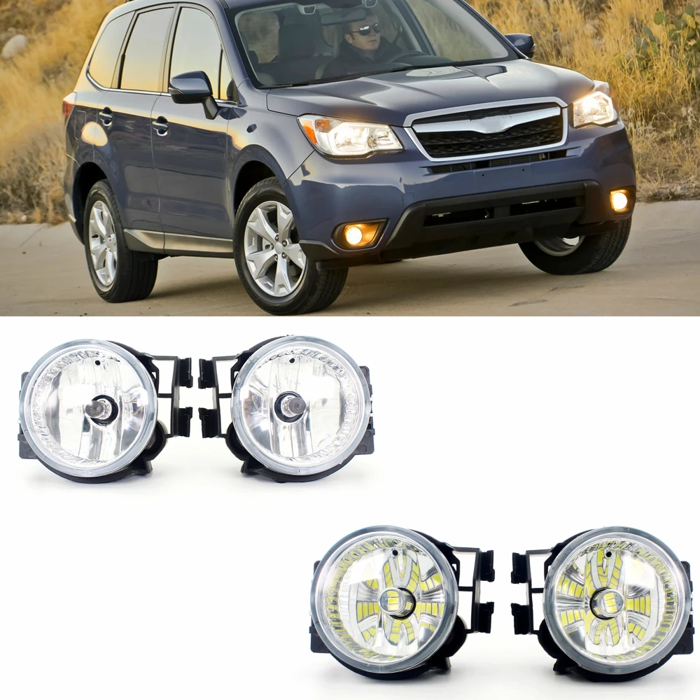 

Front Bumper Fog Light For Subaru Outback 2010 2011 2012 Fog Lamp And Halogen/LED Bulbs