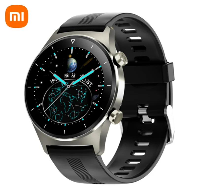 

Xiaomi Smart Watch Men IP68 Waterproof Full Touch Round Screen Multiple Sports Mode Heart Rate Weather Smartwatch for Male