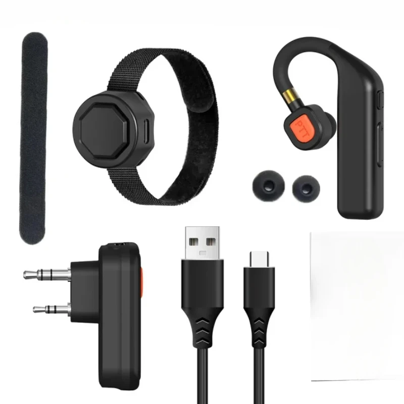Фото BT-E2 Рация 2.4G Беспроводная гарнитура с шумоподавлением, гарнитура hands-free, замена для UV-5R UV-32 UV-21 №1