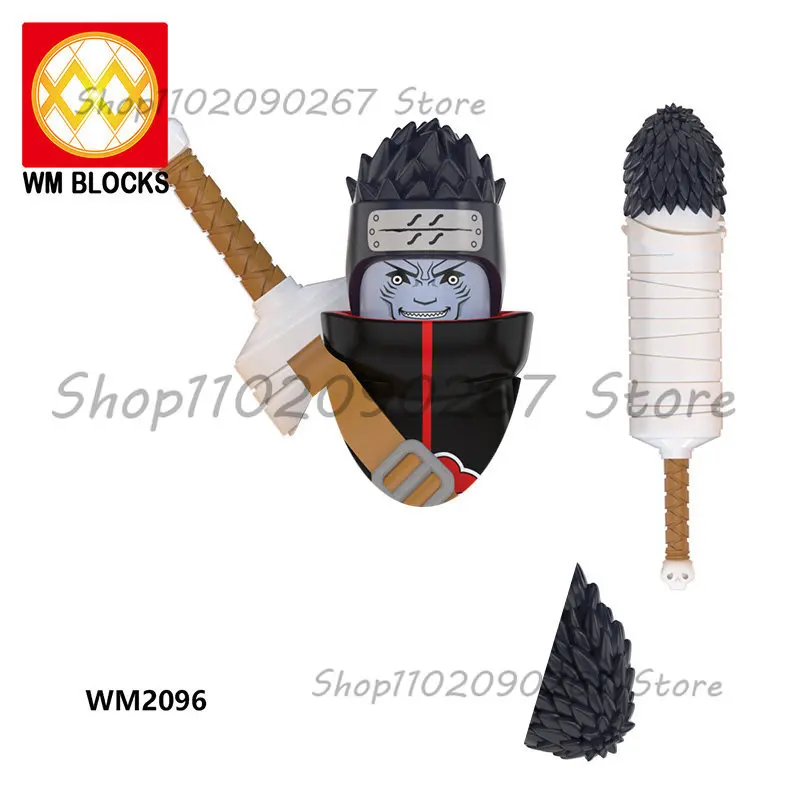 Фигурки героев аниме Наруто WM6106 мини-конструкторы Акацуки Итачи сборные игрушки
