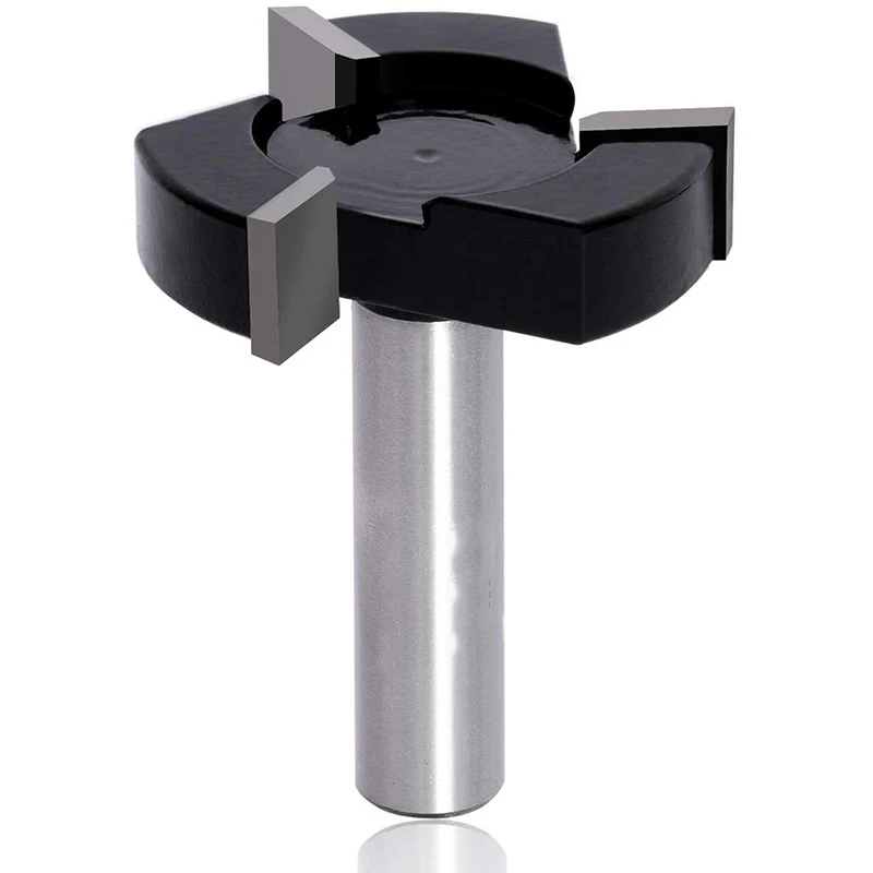 

CNC Spoiler Surface Milling Cutter,1.27 Cm Shank, 5.08 Cm Cutting Diameter, Slab Flat Milling Milling Planer,Router Bits