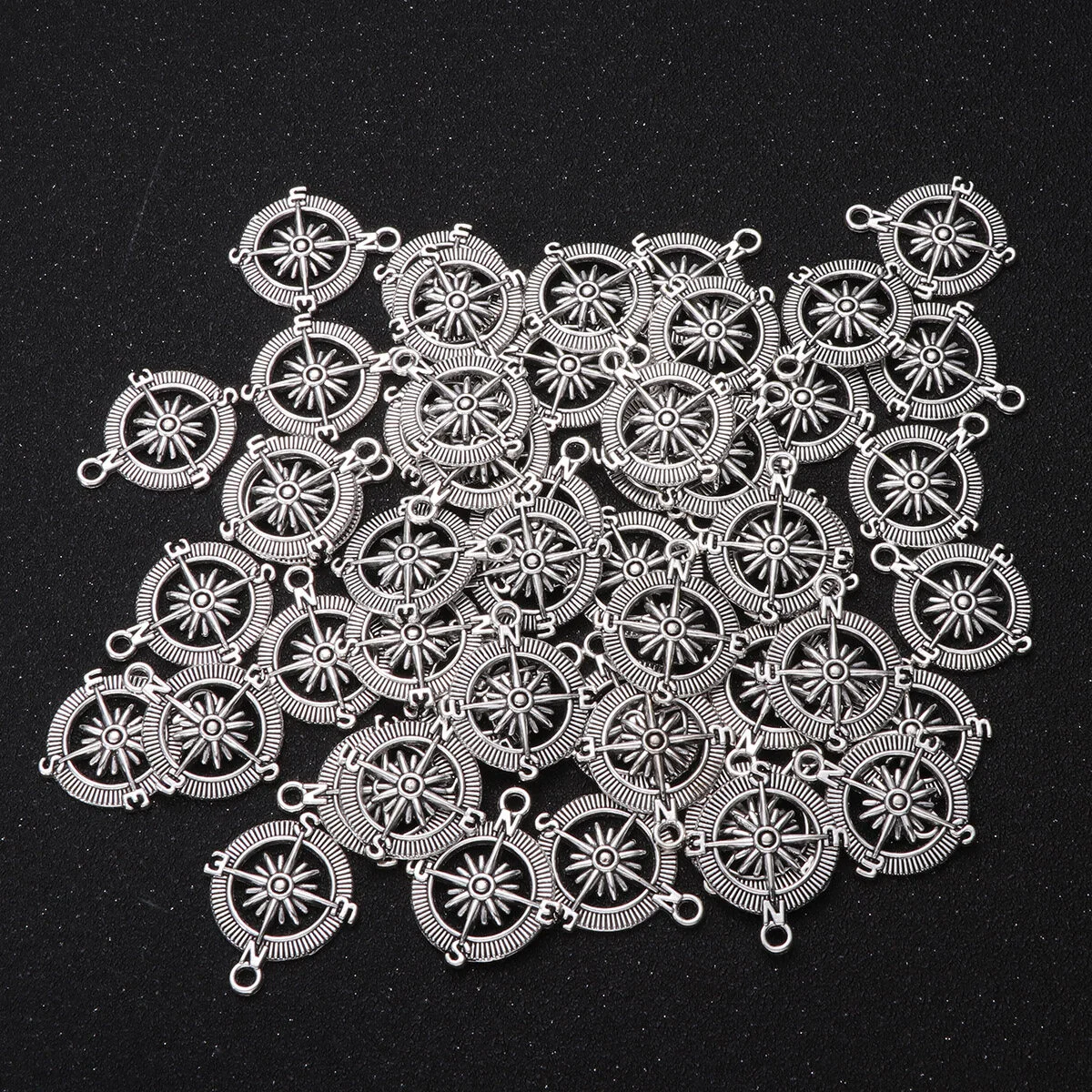50pcs Graduation Charms Pendant Graduation Compass Pendants Charm for Bracelets Chain Necklace Craft Jewelry Making Accessories