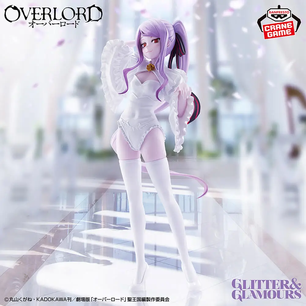Фото В наличии: Оригинальная фигурка Banpresto GLITTER&GLAMOURS Wedding Shalltear из аниме Overlord, коллекционная модель в коробке №2
