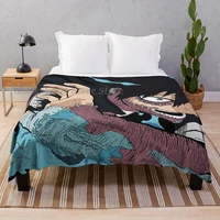 dabi anime bedding for couch plaid with tassels sofa blanket throw blanket