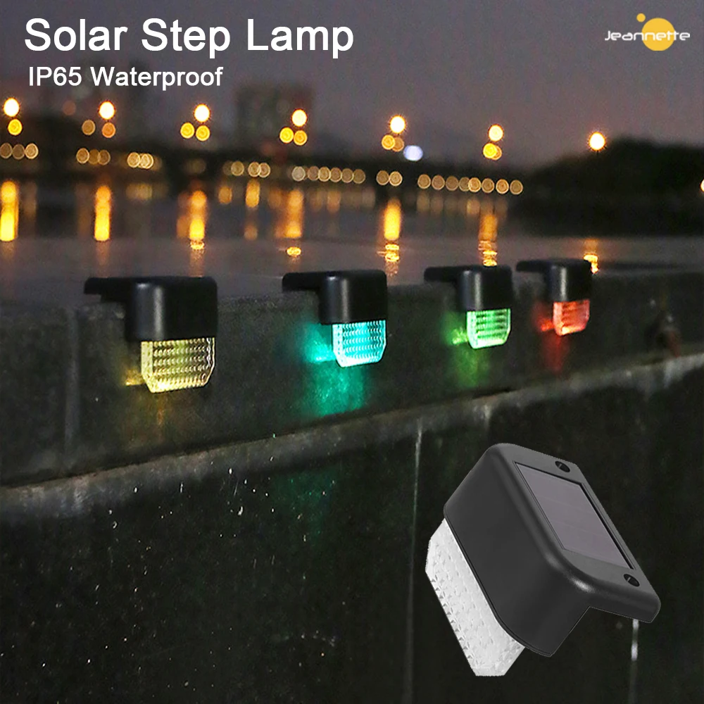 

Solar LED Lights Outdoor Solar Lights IP65 Waterproof Solar Step Deck Lights Lamps Garden Lighting Fence Courtyard Garden Decor