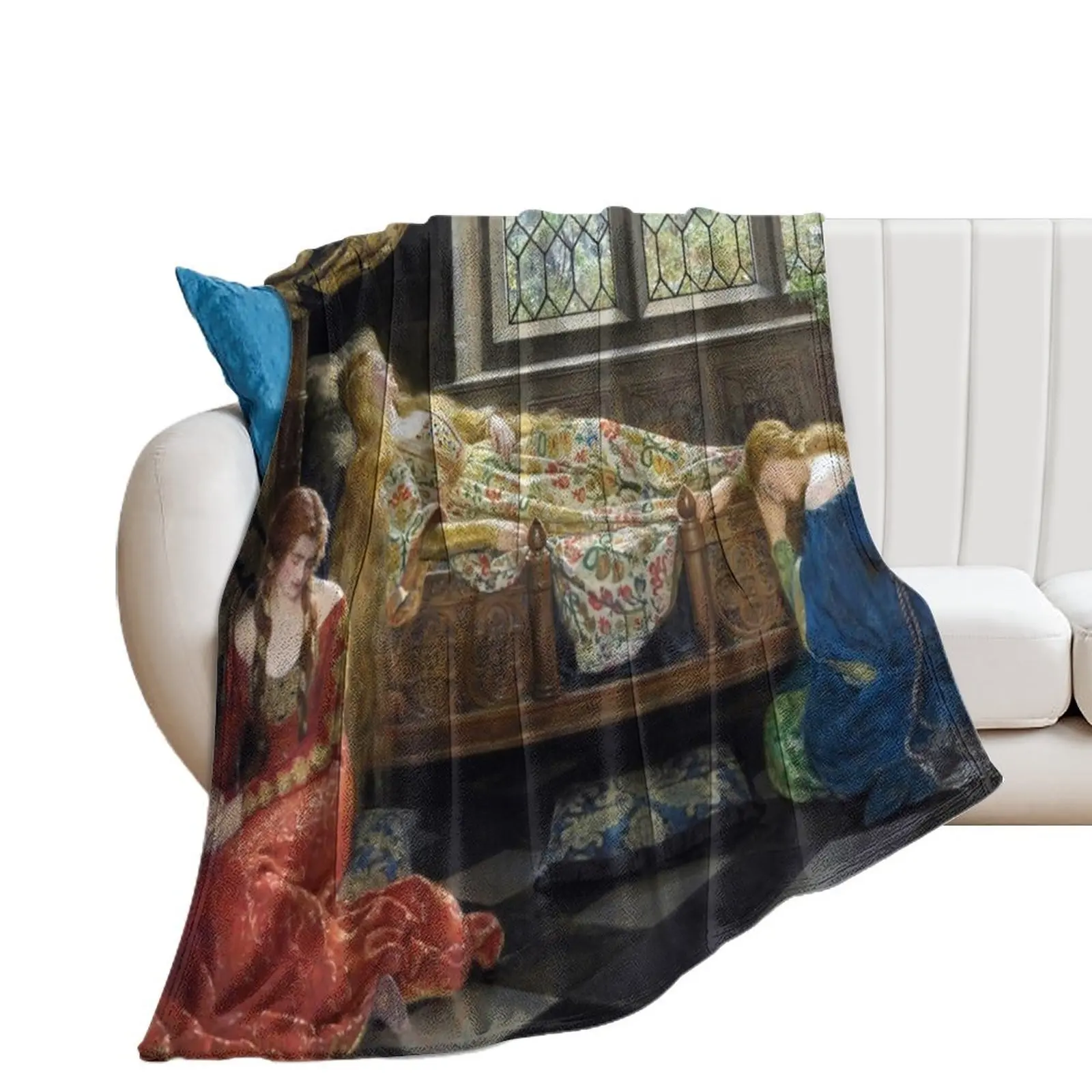 Декоративное одеяло в шотландскую клетку 1921