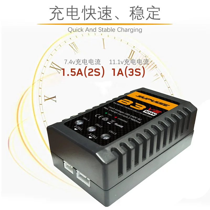 Модель Oulan B3ac зарядное устройство для литиевых батарей 7 4 В 11 1 два зарядных порта