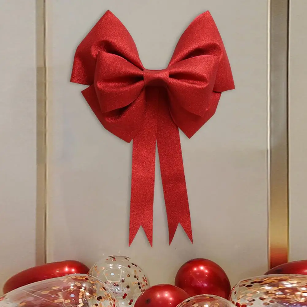 Праздничное украшение с бантом прочный уличный бант праздничное рождественское