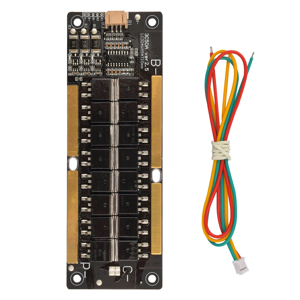 

3S ternary same port lithium battery 12.6V 50A protection board real standard continuous current with balanced protection board