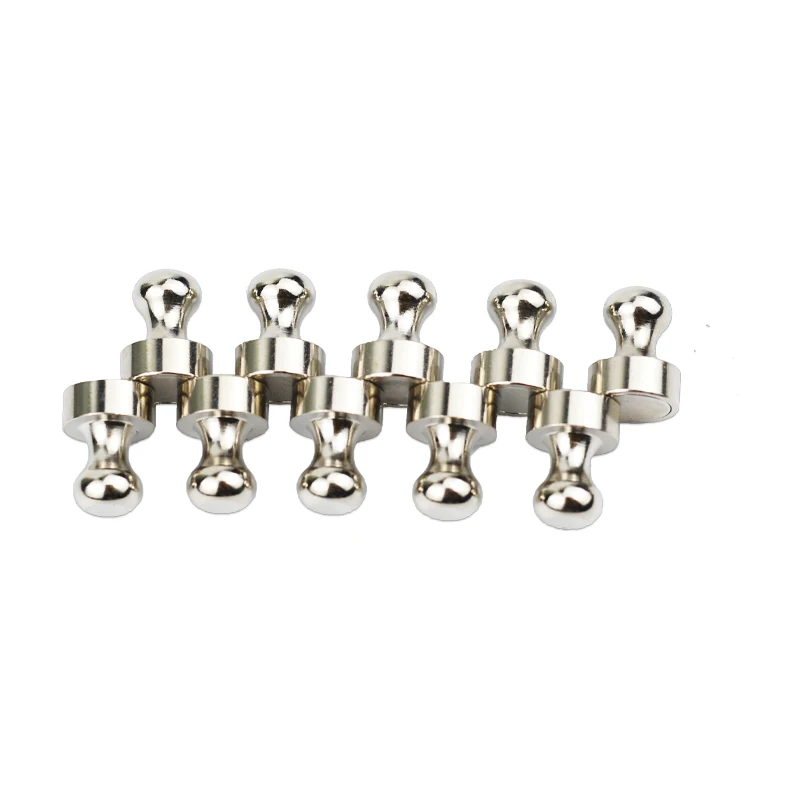 

Super Strong Neodymium Magnet Magnetic Pushpins Sucker Thumbtack Durable Steel Magnet Push Pin for Refrigerator Whiteboard