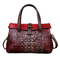 womens genuine leather handbags female handmade embossing shoulder bag luxury designer high quality crossbody bag messenger bag