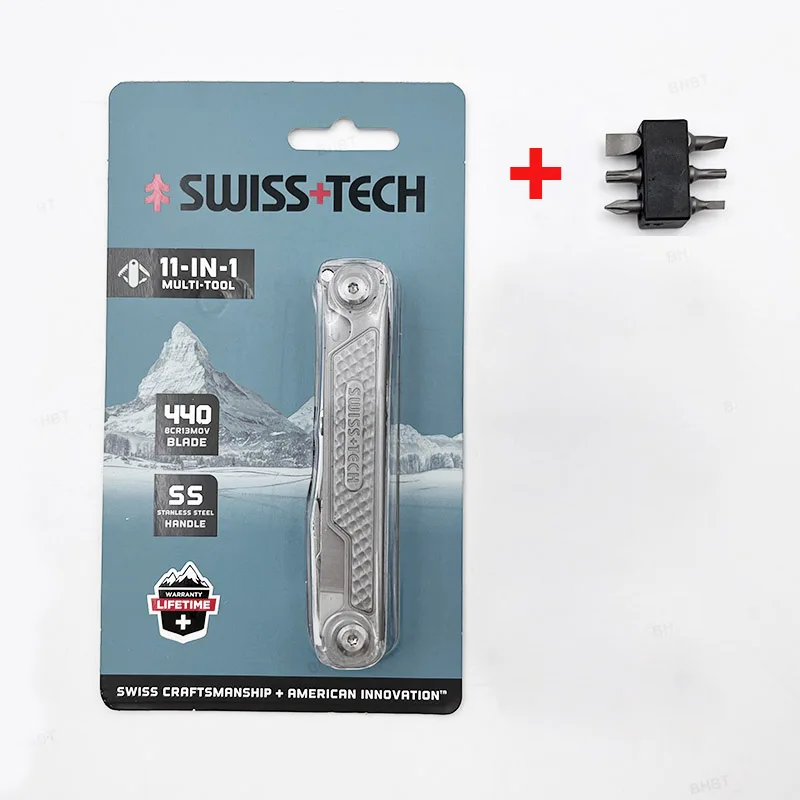 

BAIHUABAO SWISS TECH 11 в 1 многофункциональный инструмент