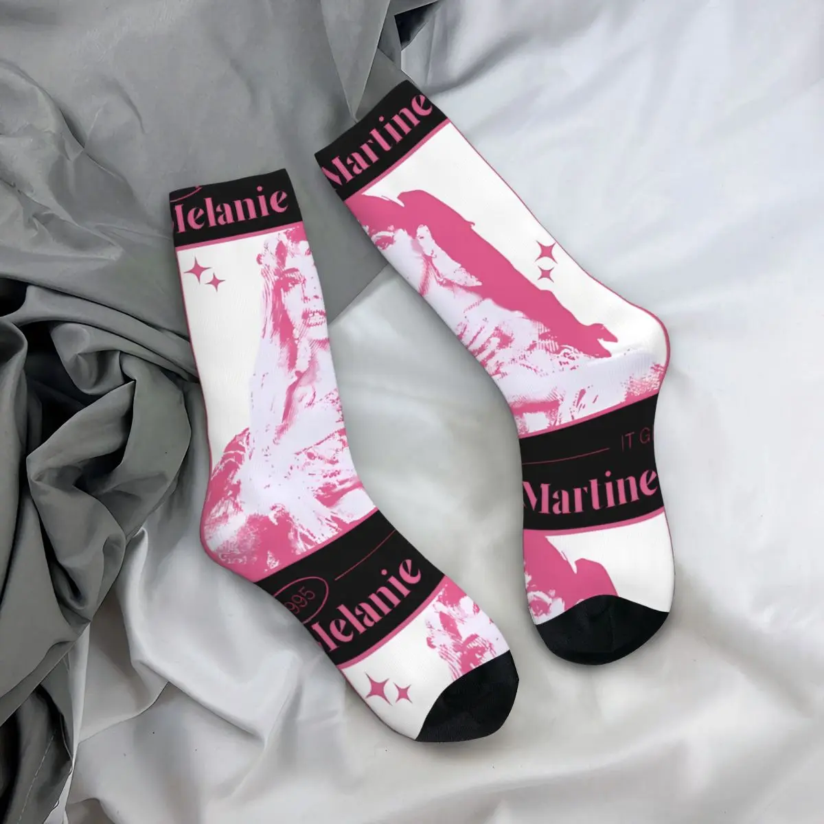 Забавные сумасшедшие носки для мужчин Badass в стиле хип-хоп Harajuku Melanie Martinez